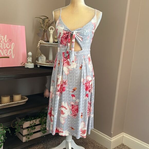 NWT Lascana Floral Dress(size 10) - Picture 2 of 10